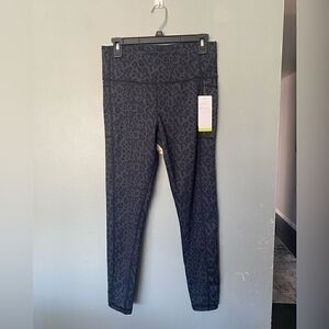 NWT Athlux Performance Leopard Print High-Waist Leggings M